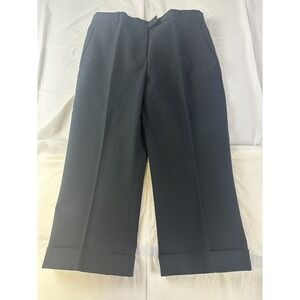 Moschino‎ cheap and chic Black capris US size 8 Cotton Made In Italy